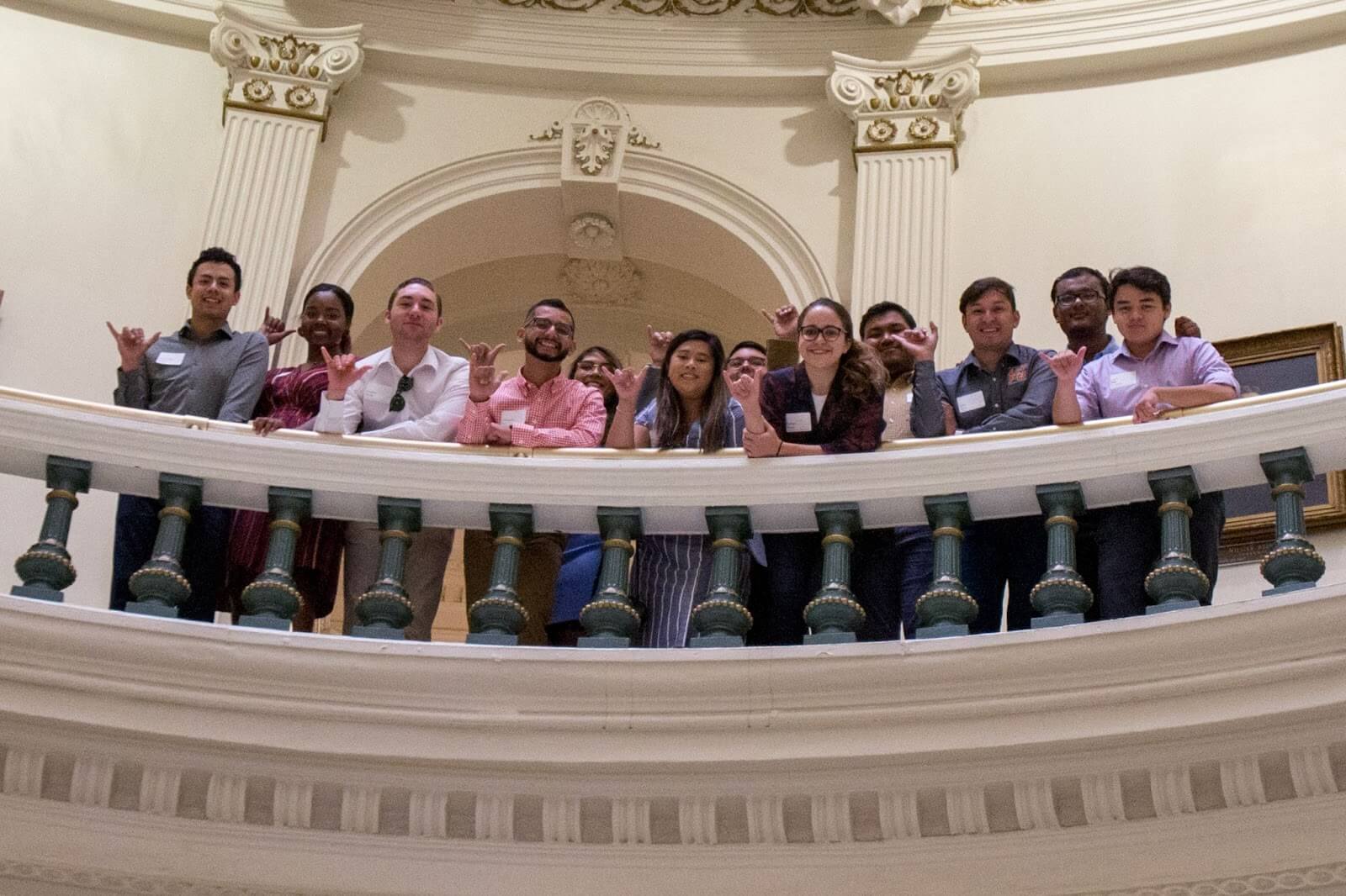 Students in the Capitol during the Texas Leadership Forum