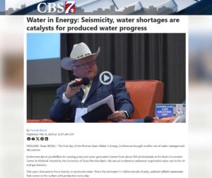 Water in Energy: Seismicity, water shortages are catalysts for produced water progress