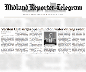 Veriten CEO urges open mind on water during event