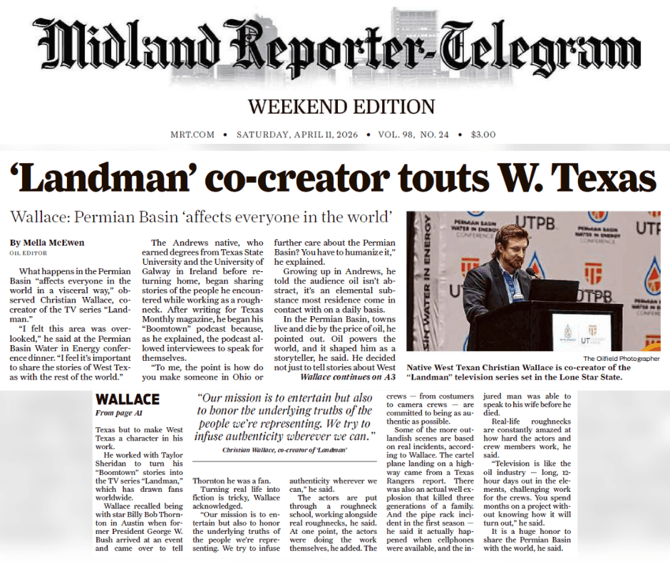 'Landman' co-creator touts W. Texas