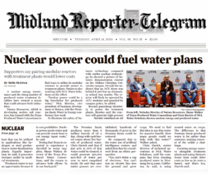 Nuclear power could fuel water plans